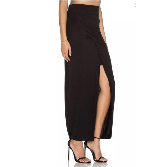 ANTHROPOLOGIE BAILEY/44 Fossil Falls Black MAXI SKIRT Sz S BLOGGERS FAV - Picture 10 of 10